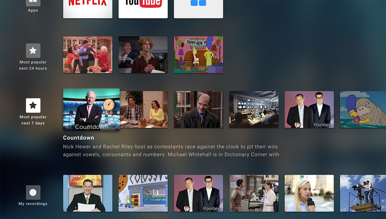 BooxTV on STB - Home page